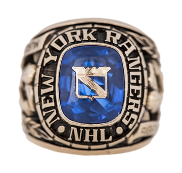 1976-77 Don Murdoch New York Rangers Team Ring